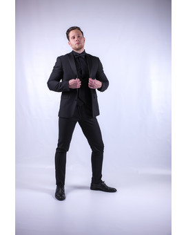 Аренда мужского костюма - TOTAL BLACK, изображение 1