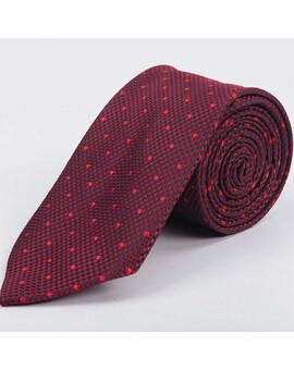 Аренда бордового галстука с узором для мужского костюма, изображение 1