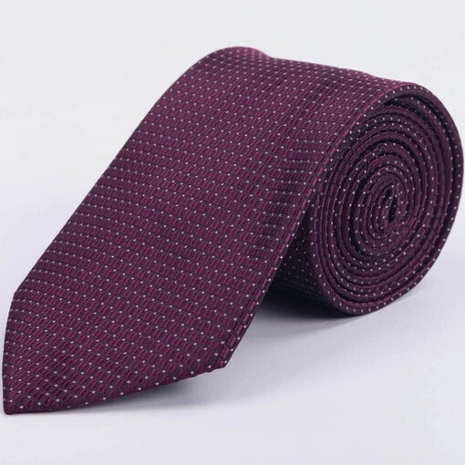 Аренда фиолетового галстука с узором для мужских костюмов