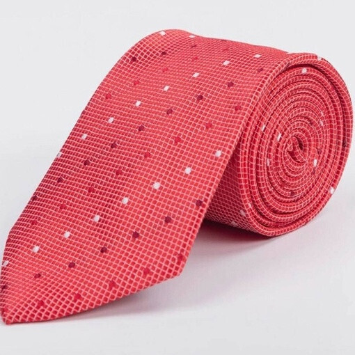 Прокат красного галстука с узором для мужских костюмов