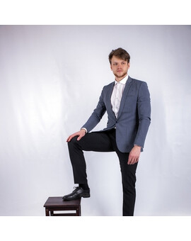 Прокат мужского пиджака серого цвета, изображение 1