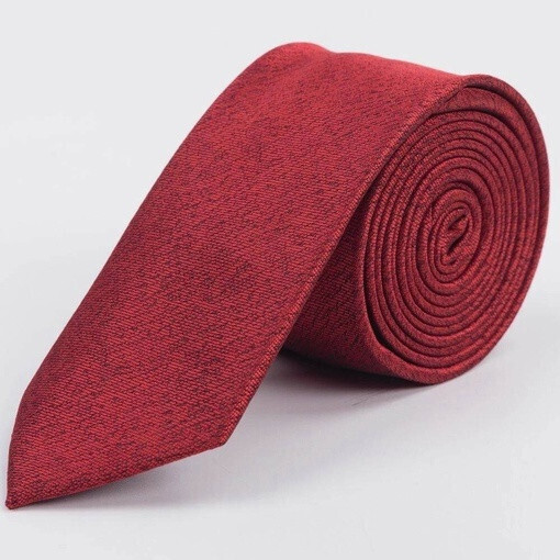 Прокат бордового галстука с узором текстуры для мужского костюма