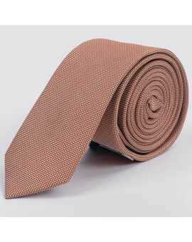 Прокат узкого галстука светло-коричневого цвета для мужского костюма, изображение 1