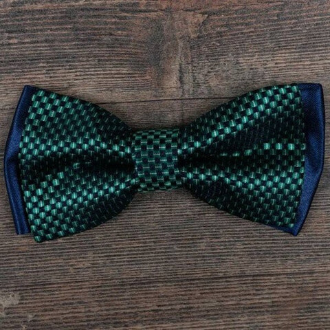 Прокат зеленой бабочки для мужского костюма