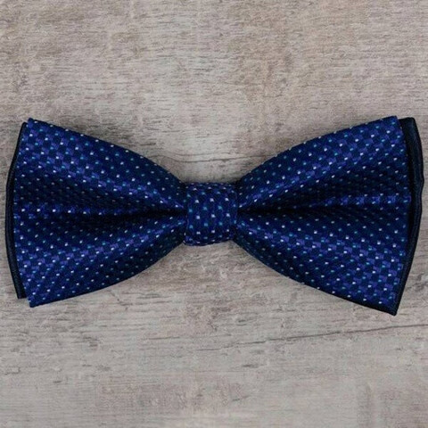 Прокат бабочки синего цвета с узором для мужского костюма