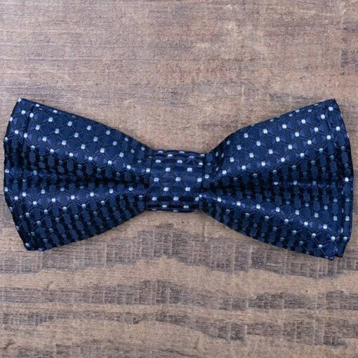 Синяя бабочка в аренду с абстрактным голубым узором для мужских костюмов