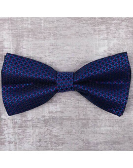 Арендовать бабочку синего цвета с бордовым узором для мужских костюмов, изображение 1