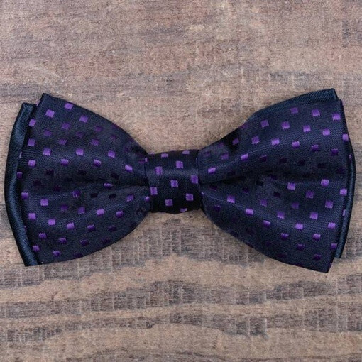 Аренда бабочки с фиолетовыми вставками для мужских костюмов