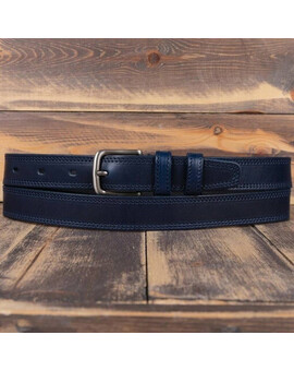 Аренда ремня синего цвета для мужского костюма, изображение 1