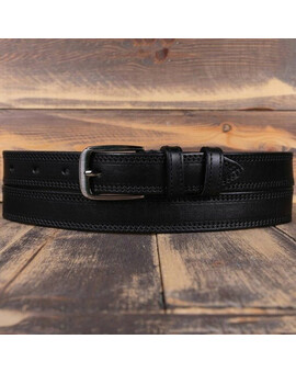 Аренда черного ремня для мужских костюмов, изображение 1