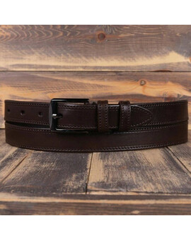 Прокат ремня коричневого цвета для мужских костюмов, изображение 1