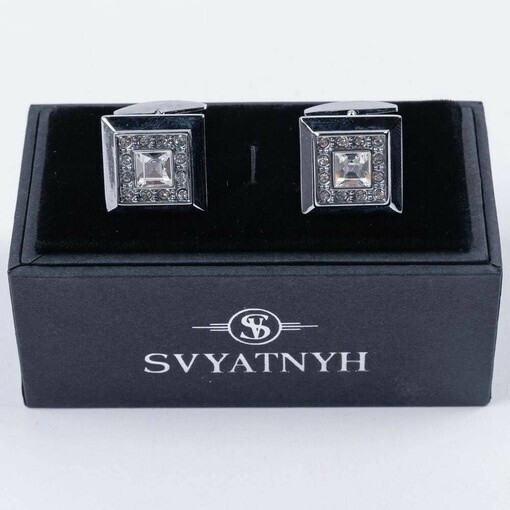 Арендовать запонки с украшением для мужского костюма